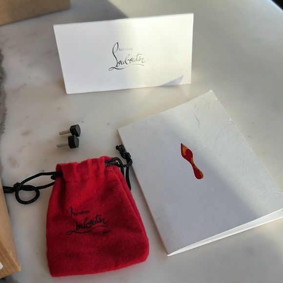 CHRISTIAN LOUBOUTIN Pigalle 120 patent calf black with box, dust bag, heel tips - Picture 6 of 9